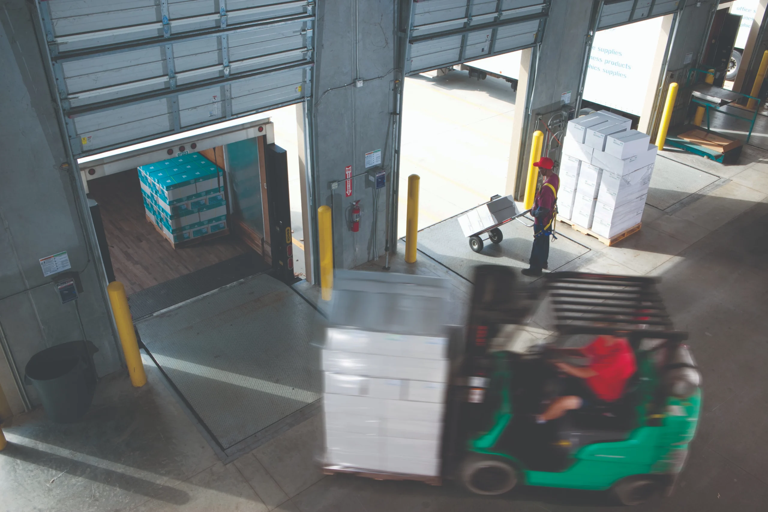 Employees Loading Shipping Truck