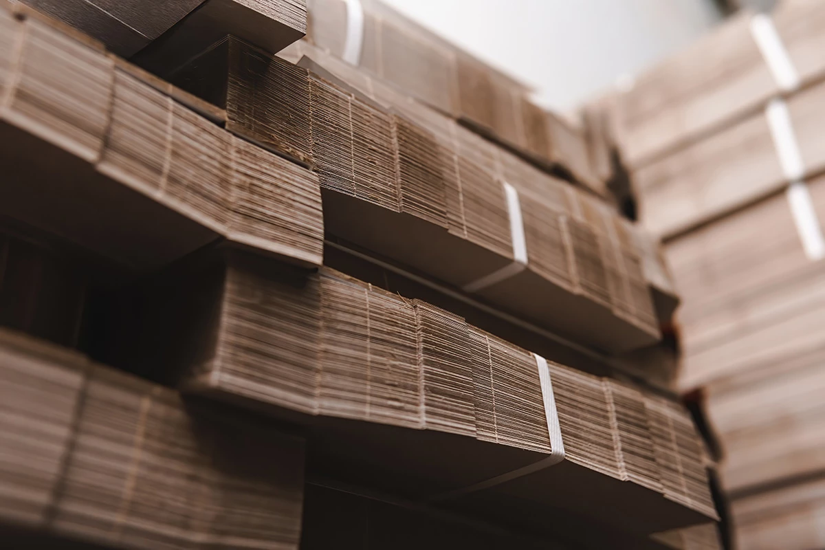 Stack of Corrugated Boxes