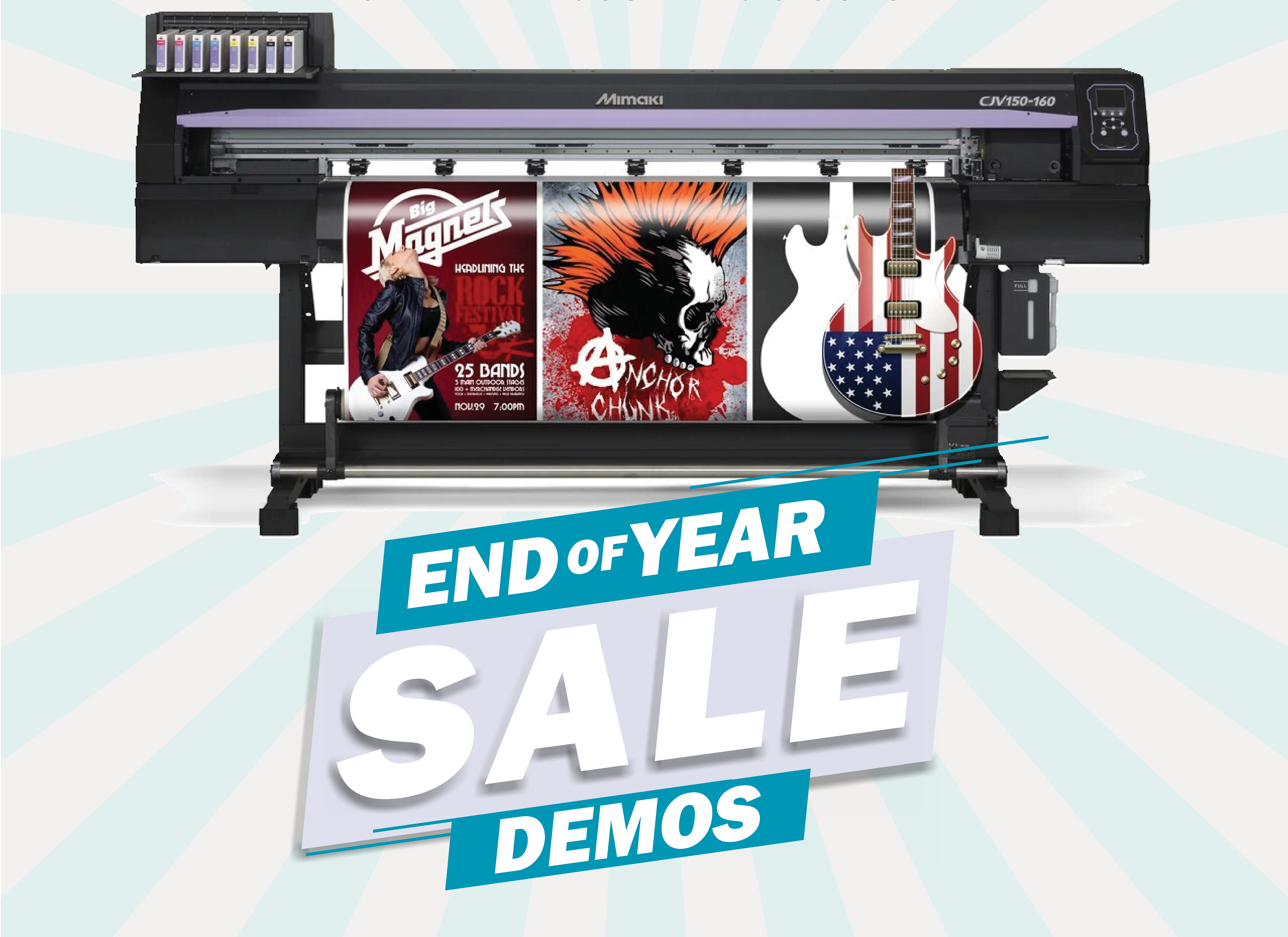 End-of-year sale on Mimaki, CWT & Fluid Color demo units!