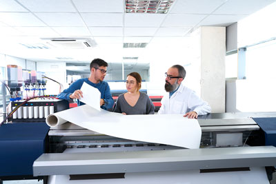 collaboration-with-man-woman-printing Collaborate with wide format industry experts